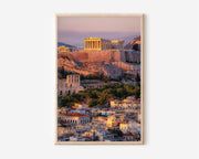 Parthenon Golden Hour | Athens Acropolis Greece Wall Art Print
