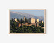 Alhambra Palace Spain Wall Art Print – Historic Architecture Canvas