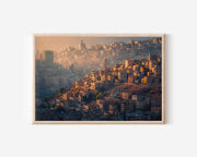 Amman Cityscape Wall Art Print – Jordan Hillside Architecture