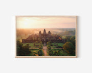 Angkor Wat Sunrise Wall Art Print – Cambodia Temple Landscape