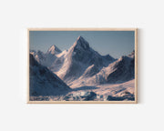 Greenland Arctic Mountain Wall Art | Glacial Peaks Landscape Print