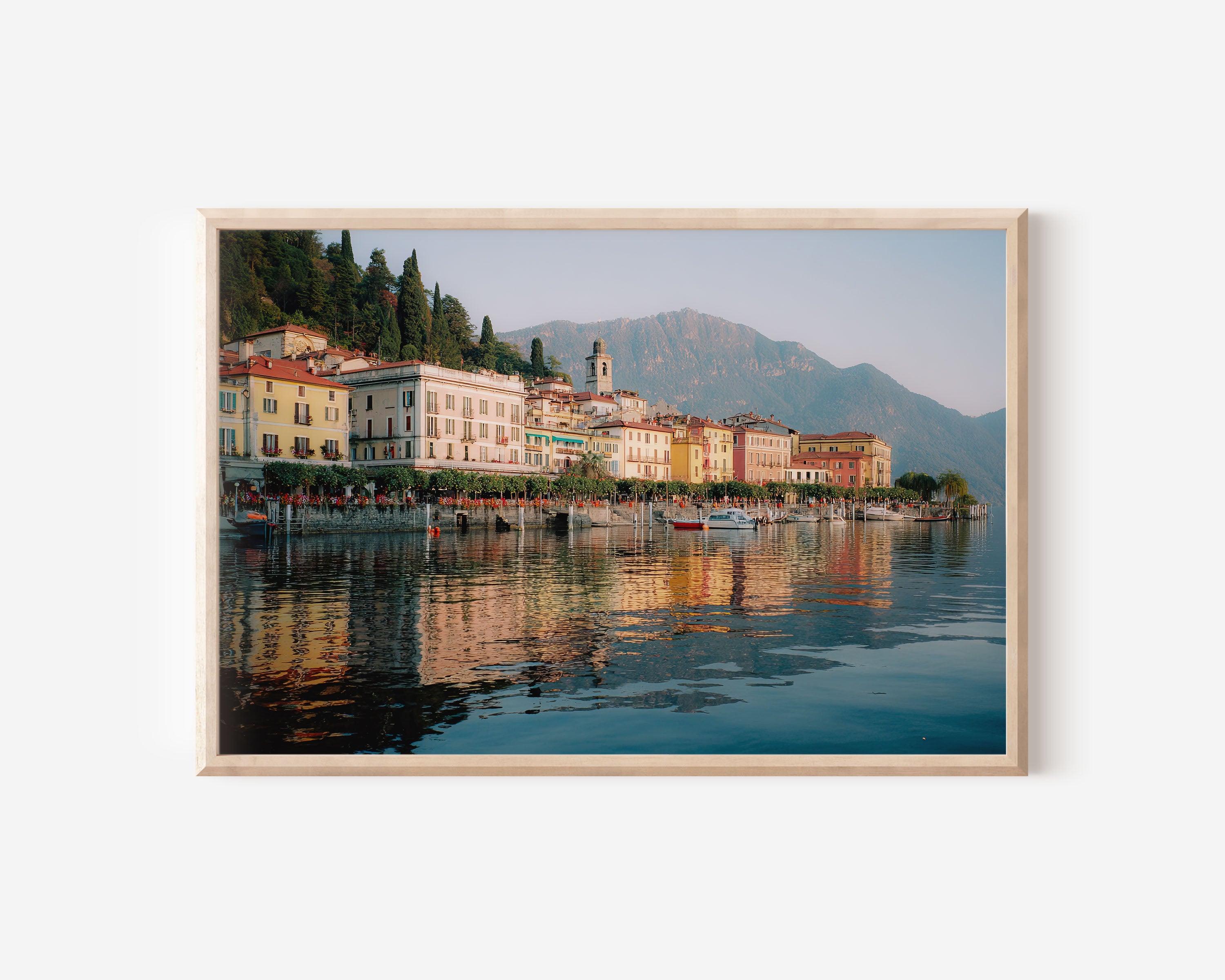 Bellagio Lake Como Wall Art – Romantic Italian Lakeside Village