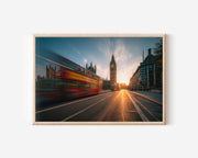 Big Ben London Sunset Wall Art Print – Cityscape Photography Canvas