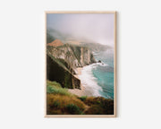 Big Sur Bixby Bridge Wall Art Print | California Coastal Ocean Canvas