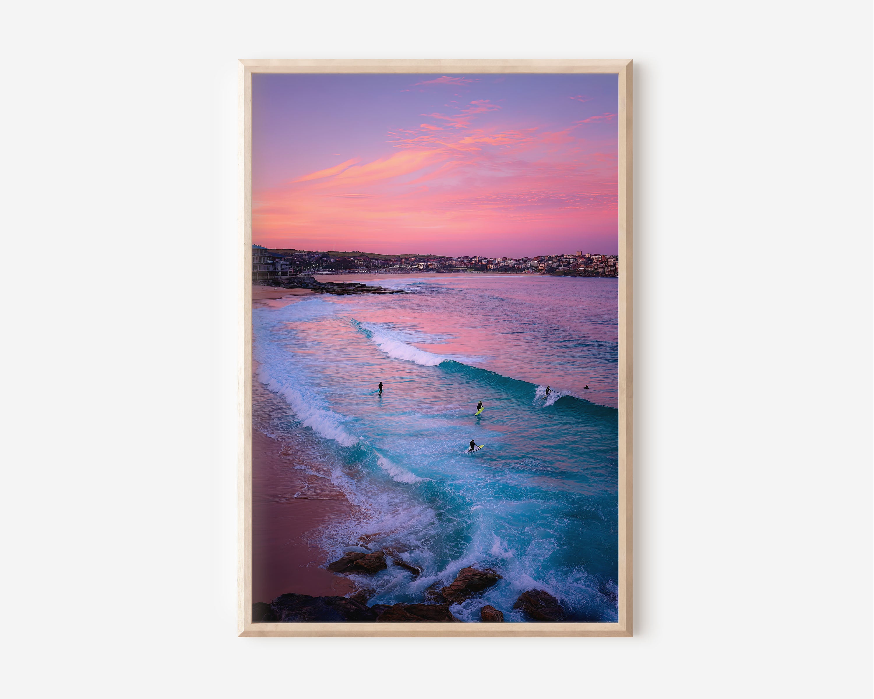 Bondi Beach Sunrise Wall Art Print | Coastal Surf Photography Australia