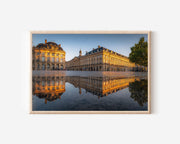 Bordeaux Water Mirror Sunset Wall Art Print – Place de la Bourse France Canvas