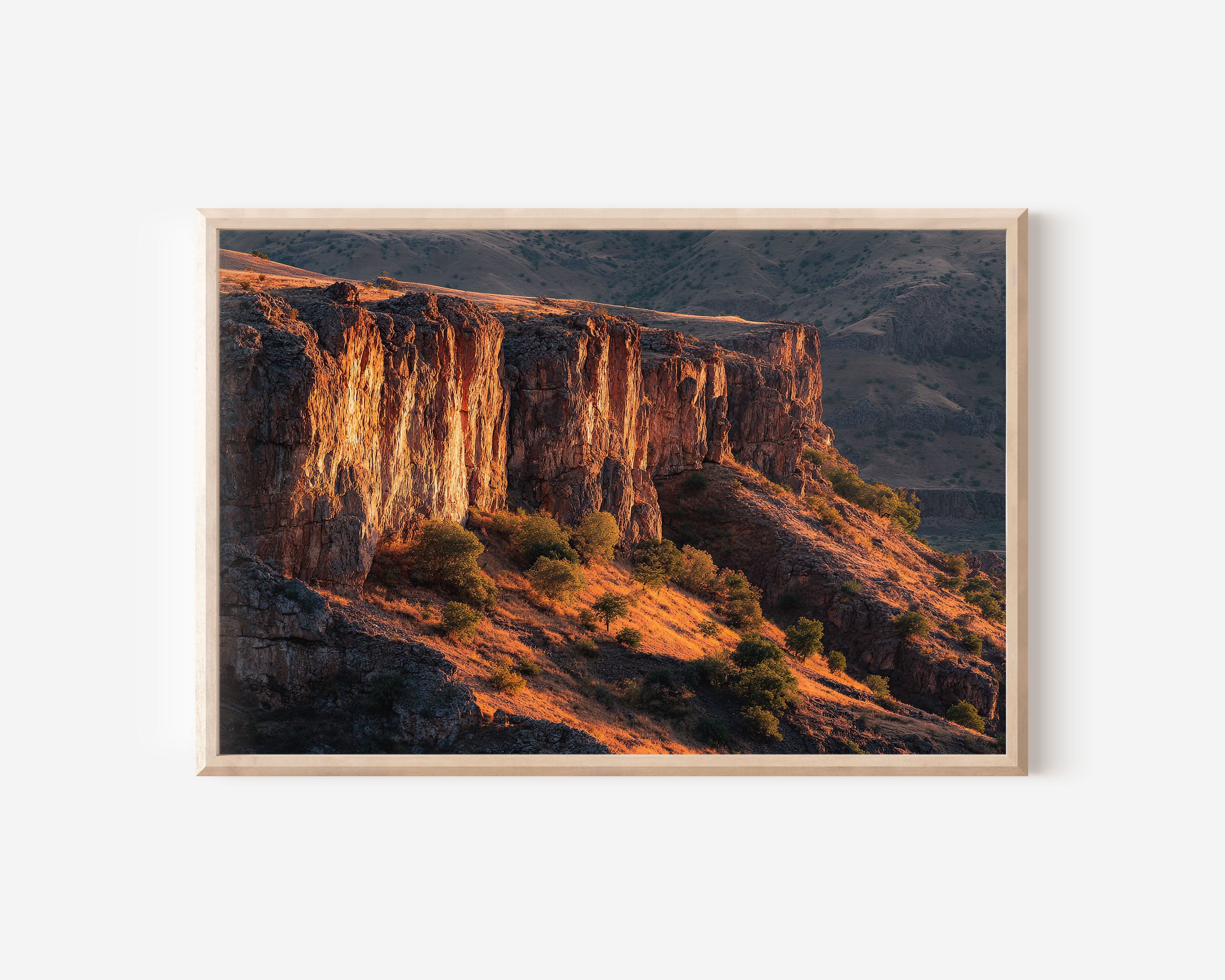 Boszhira Canyon Wall Art Print – Mangystau Kazakhstan Desert Cliffs