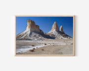 Bozzhyra Chalk Mountains Wall Art Print – Kazakhstan Desert