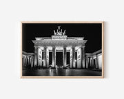 Brandenburg Gate Wall Art Print – Black and White Berlin Photography
