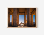 Brandenburg Gate Berlin Wall Art Print – Sunset Architecture Canvas