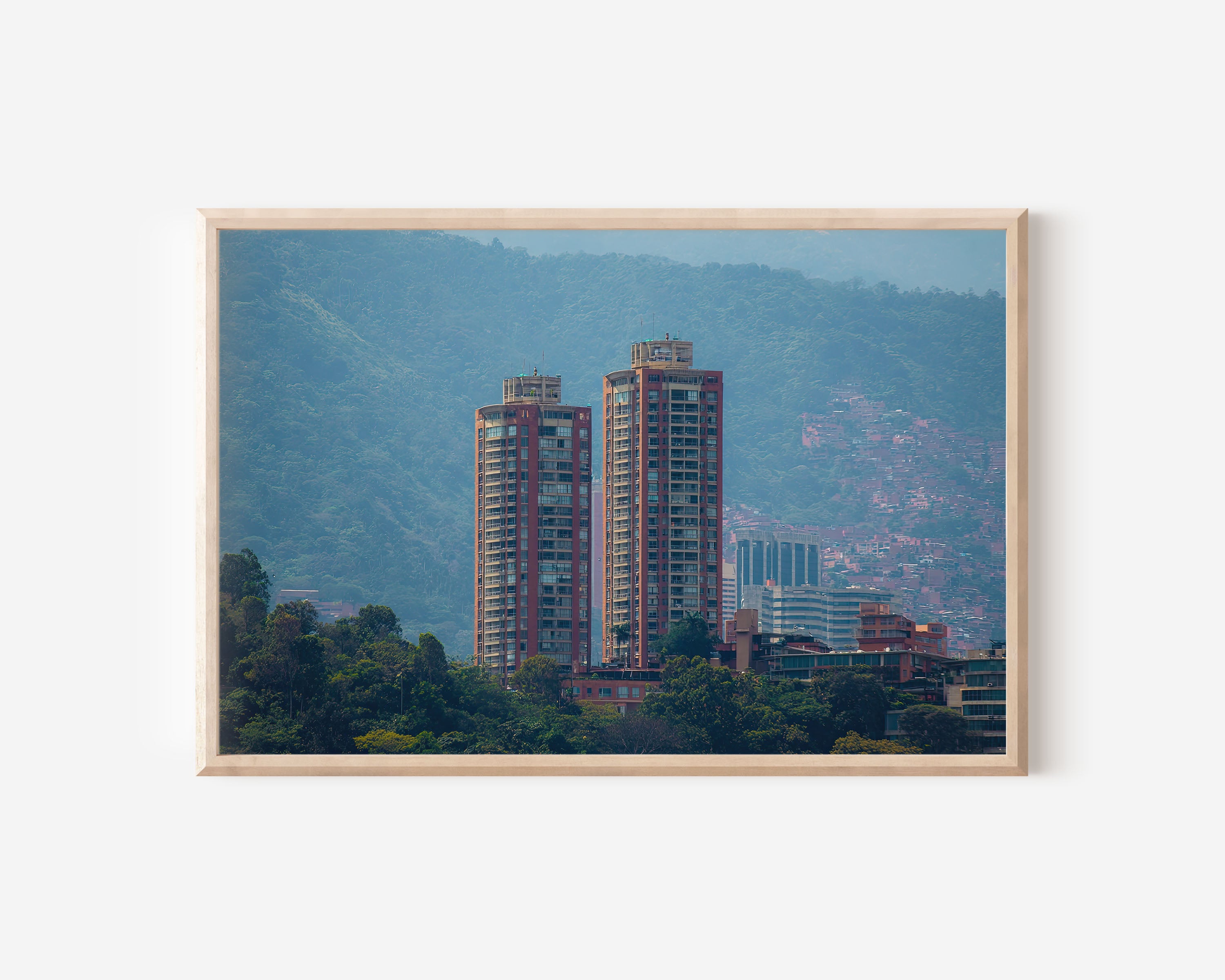 Caracas Skyline Wall Art – Central Park Towers Venezuela Cityscape Print, Modern Urban Architecture Photography Decor