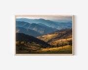 Carpathian Mountains Wall Art Print | Romania Autumn Mountain Landscape Photography