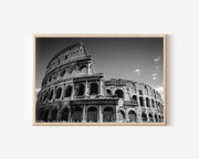 Colosseum Rome Black & White Wall Art Print