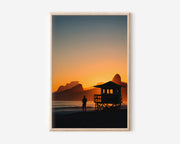 Copacabana Beach Sunset Wall Art Print | Rio de Janeiro Coastal Photography