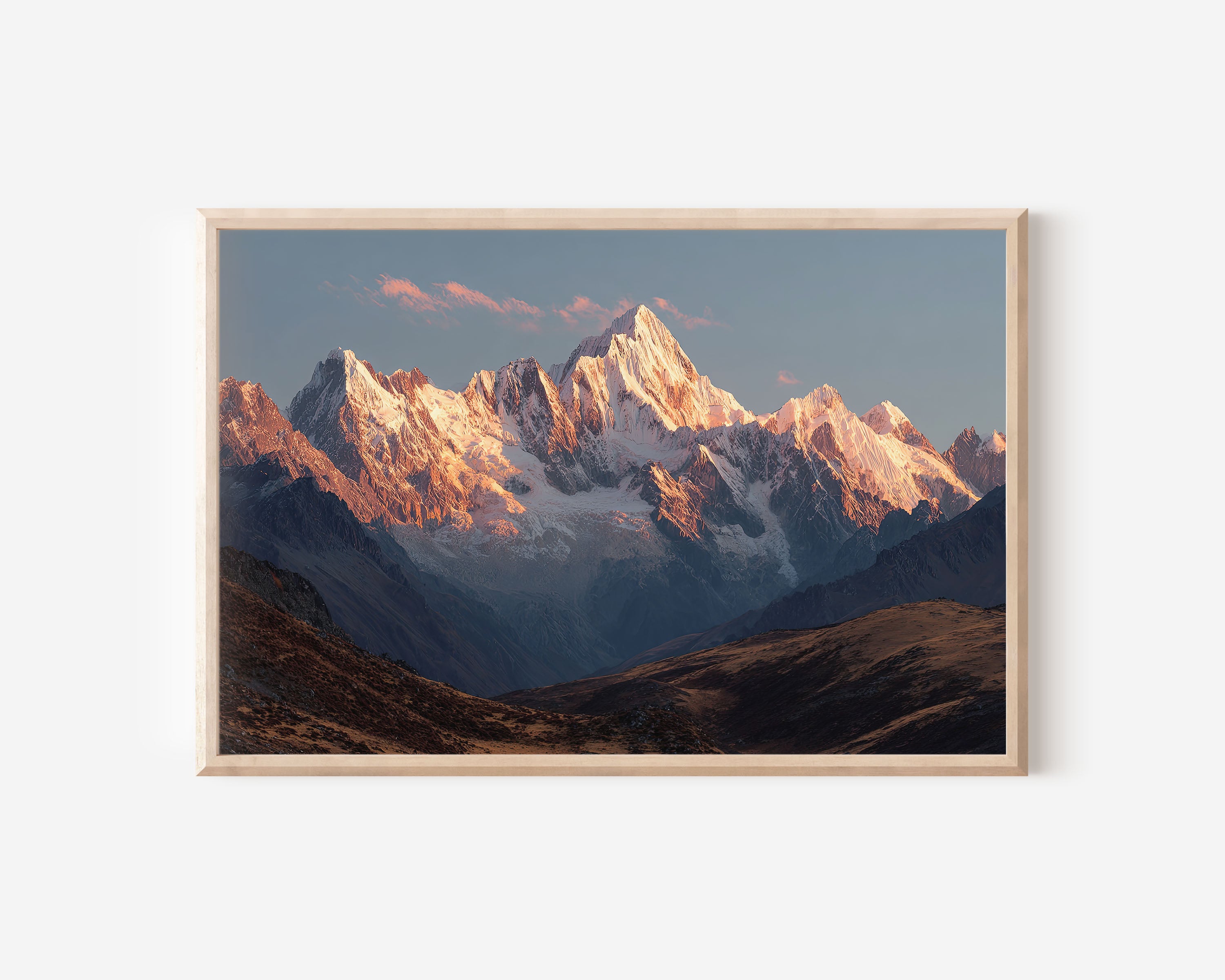 Cordillera Huayhuash Peru Wall Art Print | Andes Snow Mountain Landscape