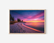 Cottesloe Beach Perth Sunset Wall Art Print | Western Australia Coast