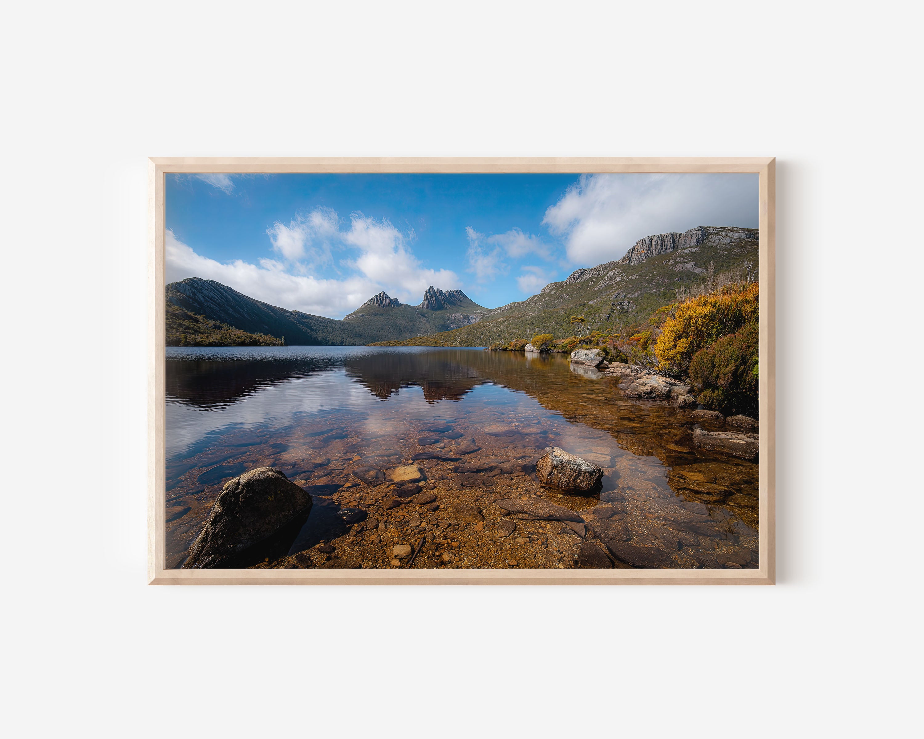 Cradle Mountain Dove Lake Wall Art – Tasmania Alpine Landscape Print, Australian Nature Photography Decor