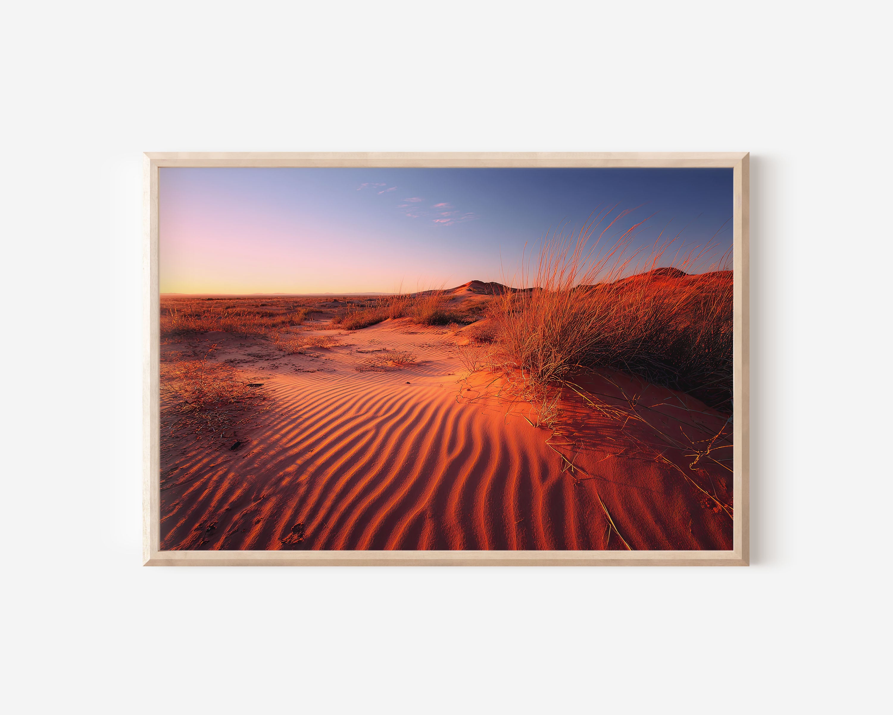 Great Sandy Desert Wall Art | Australian Red Sand Dunes Print