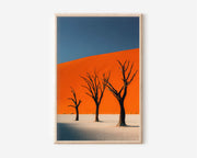 Deadvlei Three Trees | Namib Desert Dune Wall Art Print