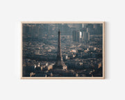 Eiffel Tower Paris Wall Art Print | Paris Skyline France Architecture Photography