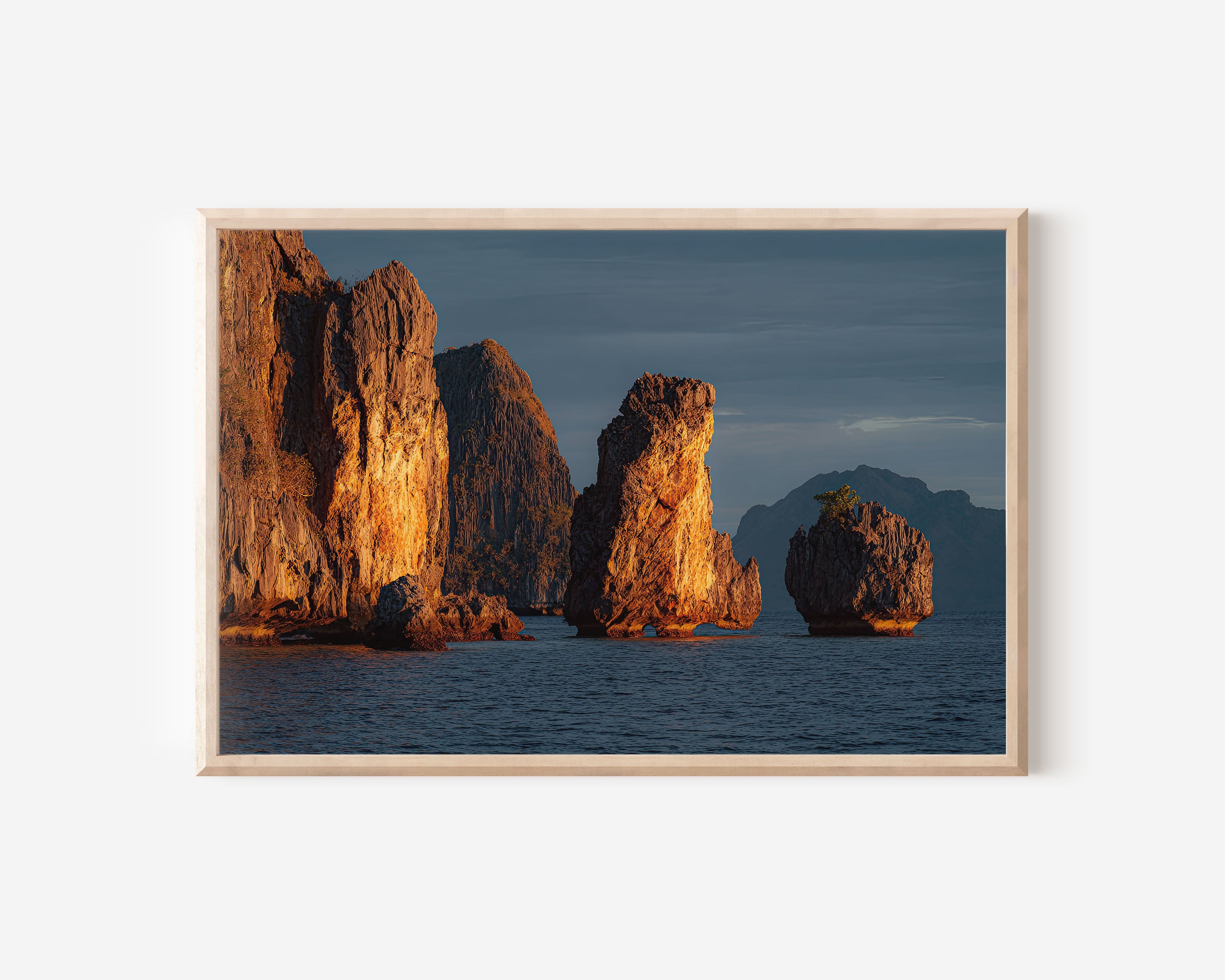 El Nido Palawan Wall Art Print | Philippines Limestone Island Seascape