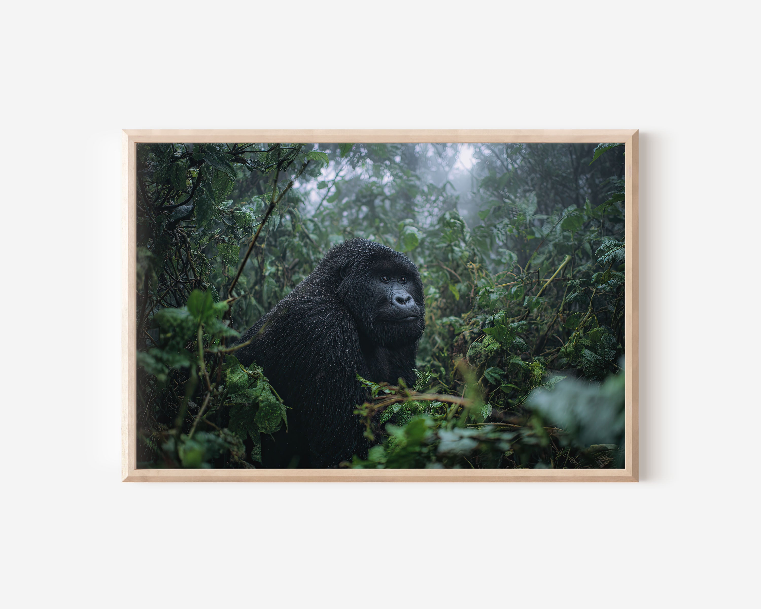 Emerald Kingdom – Gorilla in the Mist Wall Art Print