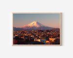 Mount Fuji Japan Wall Art | Fujiyoshida City View Japanese Landscape Print