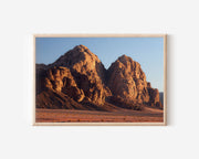 Wadi Rum Jordan Wall Art | Valley of the Moon Desert Landscape Print