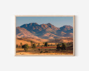 Flinders Ranges Wall Art Print | Australian Outback Sunset Poster