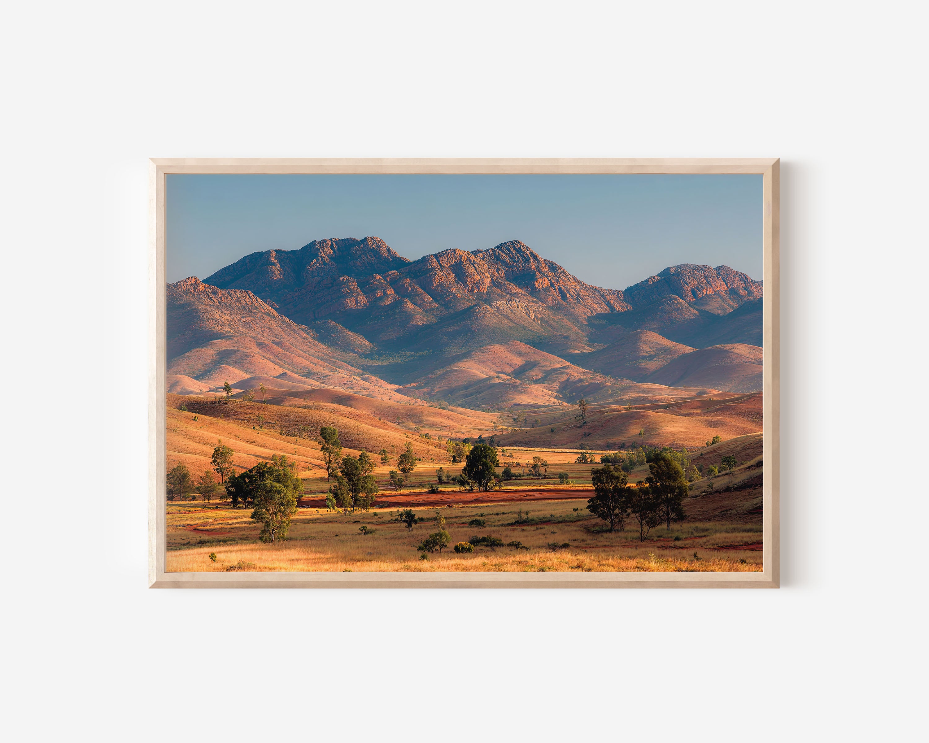 Flinders Ranges Wall Art Print | Australian Outback Sunset Poster