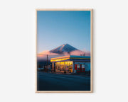 Mount Fuji Convenience Store | Fujikawaguchiko Japan Wall Art Print