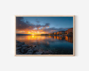 Geneva Switzerland Lake Sunset Wall Art Print – Lake Geneva Cityscape Canvas