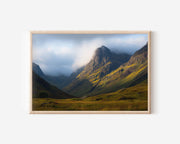Glencoe Highlands Wall Art Print | Scotland Dramatic Mountain Landscape Photography