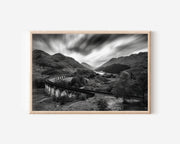 Glenfinnan Viaduct Black & White Wall Art Print