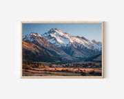 Glenorchy Valley Wall Art Print | New Zealand Southern Alps