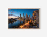Surfers Paradise Gold Coast Wall Art | Australia Skyline Print