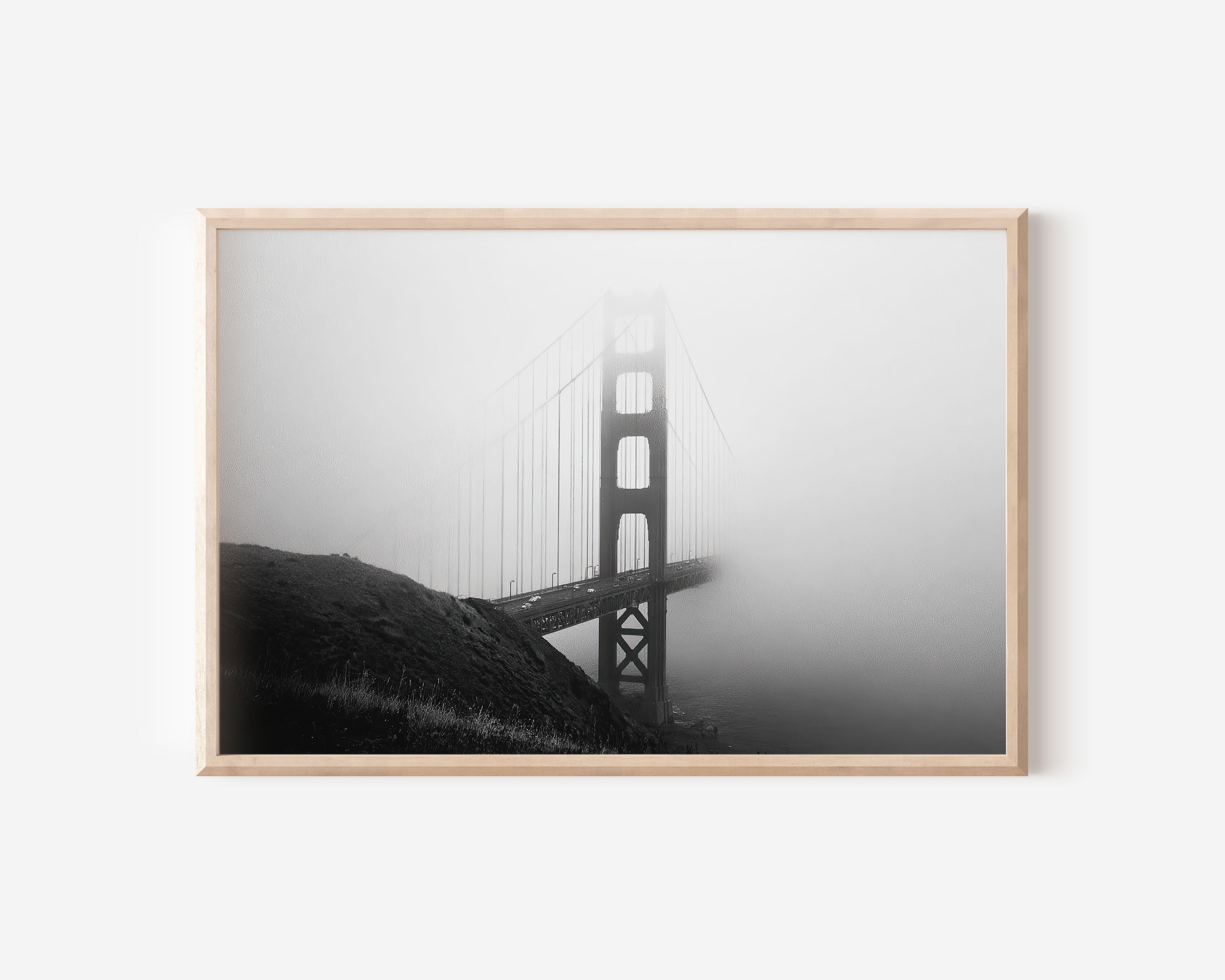 Golden Gate Bridge Fog Wall Art