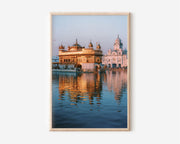 Golden Temple Amritsar Wall Art Print | Harmandir Sahib Sikh Photography | Punjab India Reflection Landscape Poster | Spiritual Travel Print | Sacred Architecture Home Decor