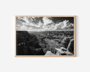 Grand Canyon Black & White Wall Art Print