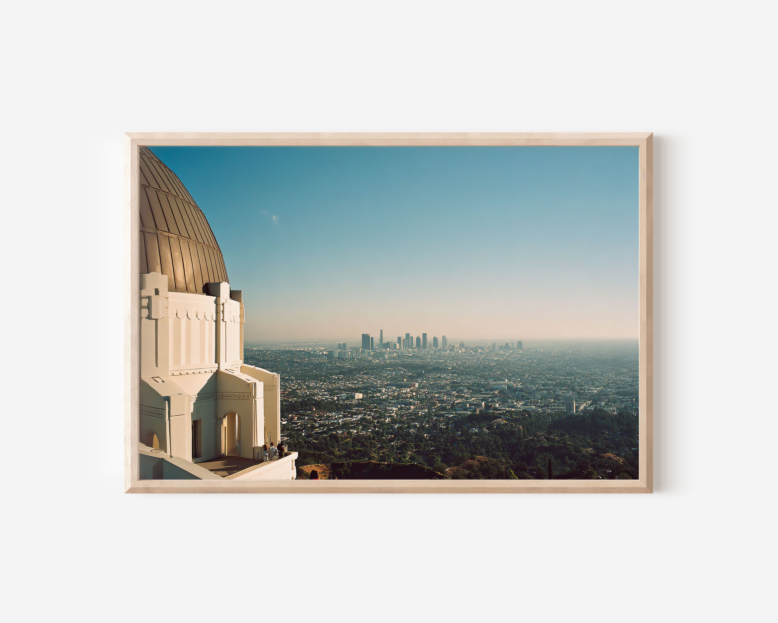 Griffith Observatory LA Skyline Wall Art