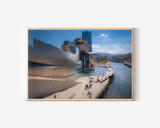 Guggenheim Museum Bilbao Wall Art Print – Modern Architecture Spain Canvas