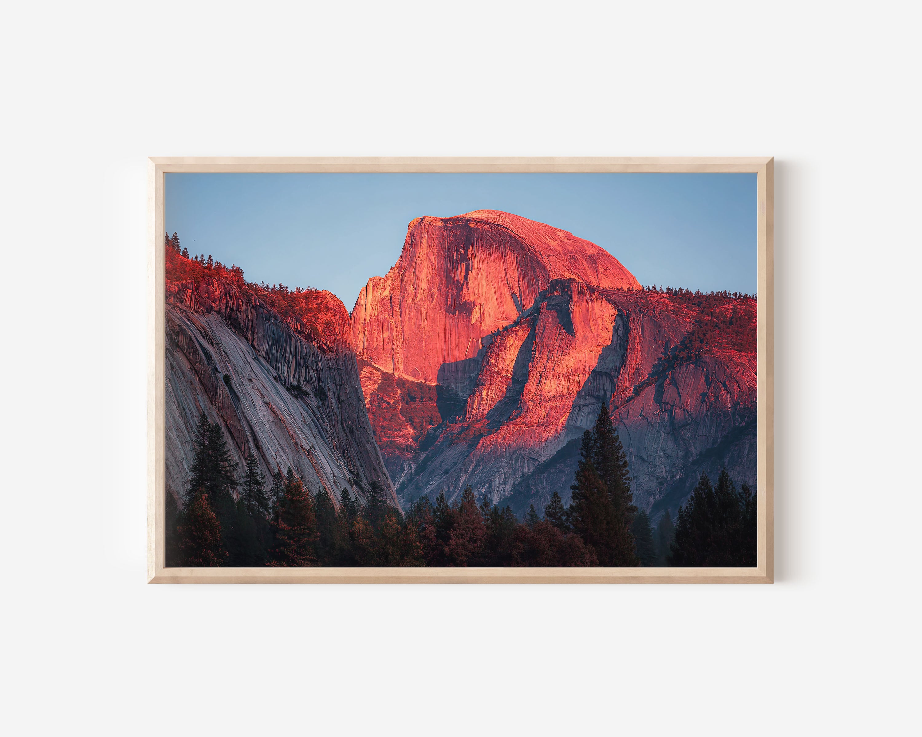 Half Dome Yosemite Wall Art Print – Yosemite National Park Granite Mountain