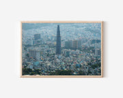 Ho Chi Minh City Skyline Wall Art | Saigon Bitexco Tower Print