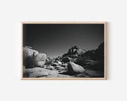 Joshua Tree Black and White Wall Art