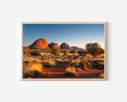 Kata Tjuta Olgas Wall Art | Australian Outback Red Desert Landscape Print