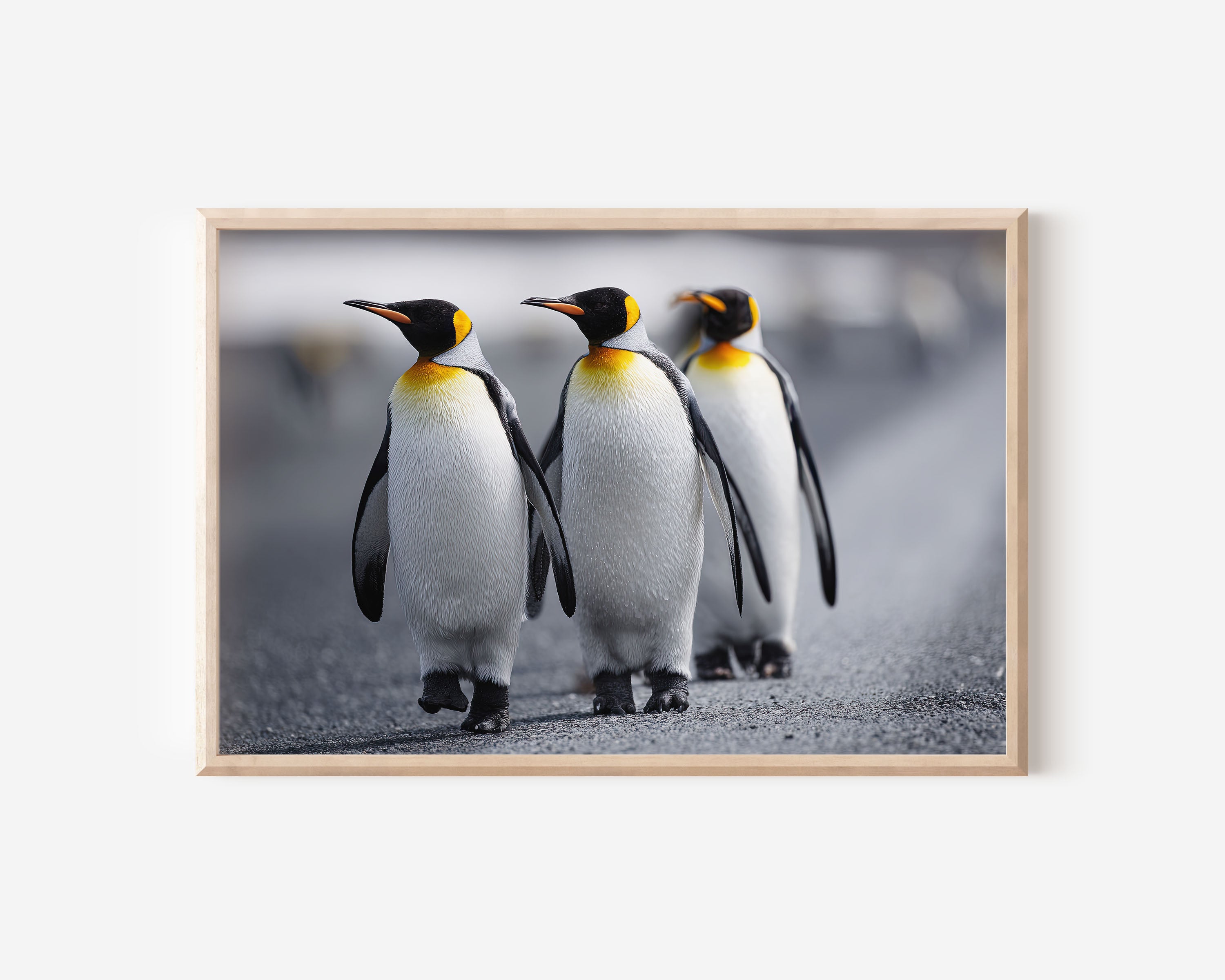 King Penguin Wall Art – Antarctic Wildlife Photography Print