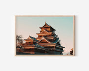 Kumamoto Castle Japan Wall Art Print, Historic Samurai Castle