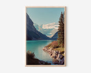 Lake Louise Wall Art Print | Banff National Park Canada Photography | Alberta Rocky Mountains Landscape Poster | Canadian Nature Print | Turquoise Lake Home Decor