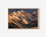 Landmannalaugar Rainbow Mountains Wall Art | Iceland Highlands Landscape Print