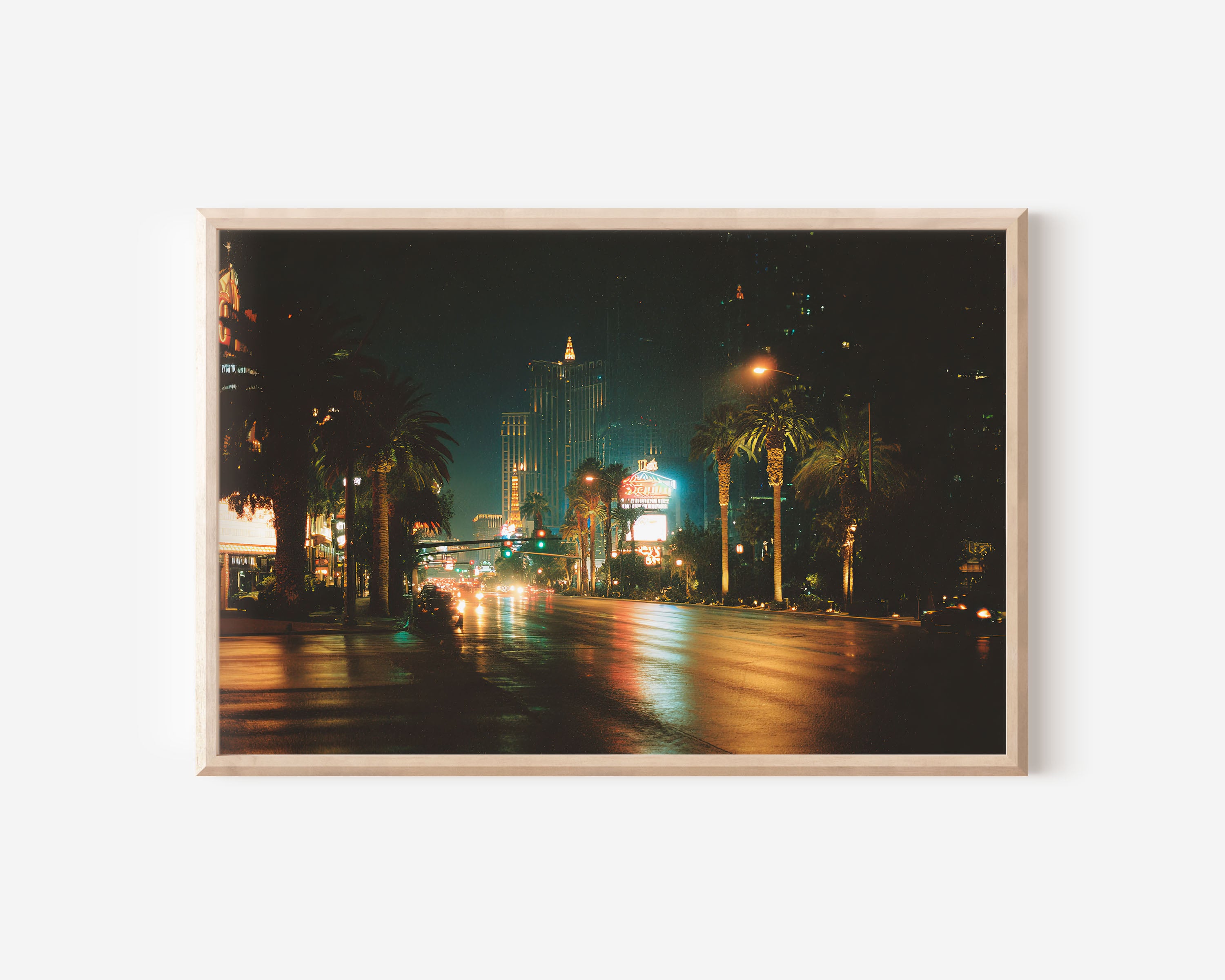 Las Vegas Strip Night Wall Art